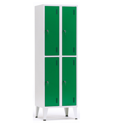 Vestiário duplo com 4 cacifos