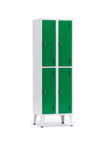 Vestiário duplo com 4 cacifos